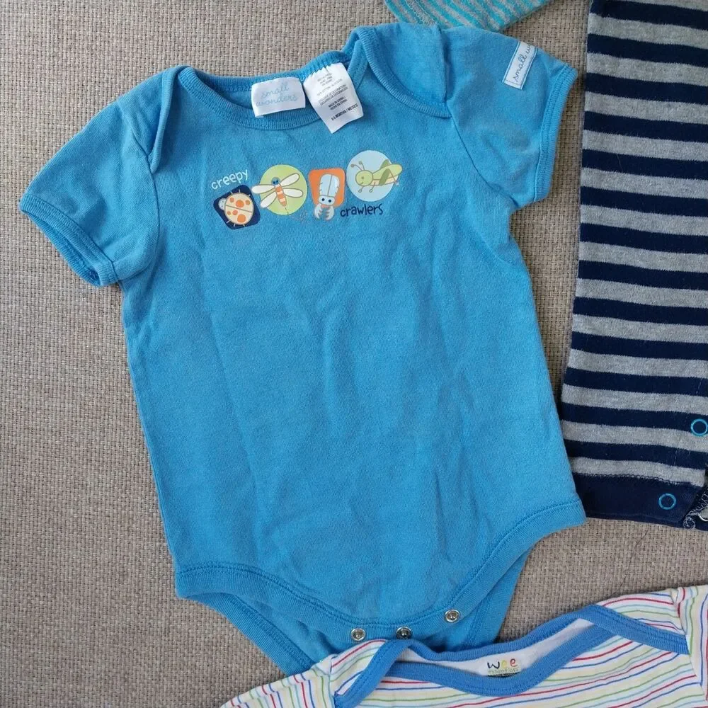 Baby Infant Boy Clothing Bundle Bodysuit Variety Of Colors 11 Pieces Newborn #8